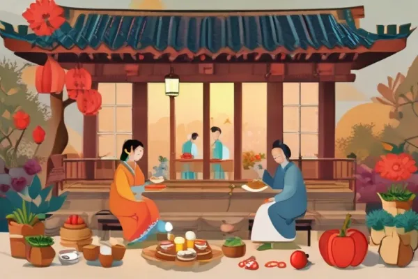 How do Koreans celebrate Chuseok?